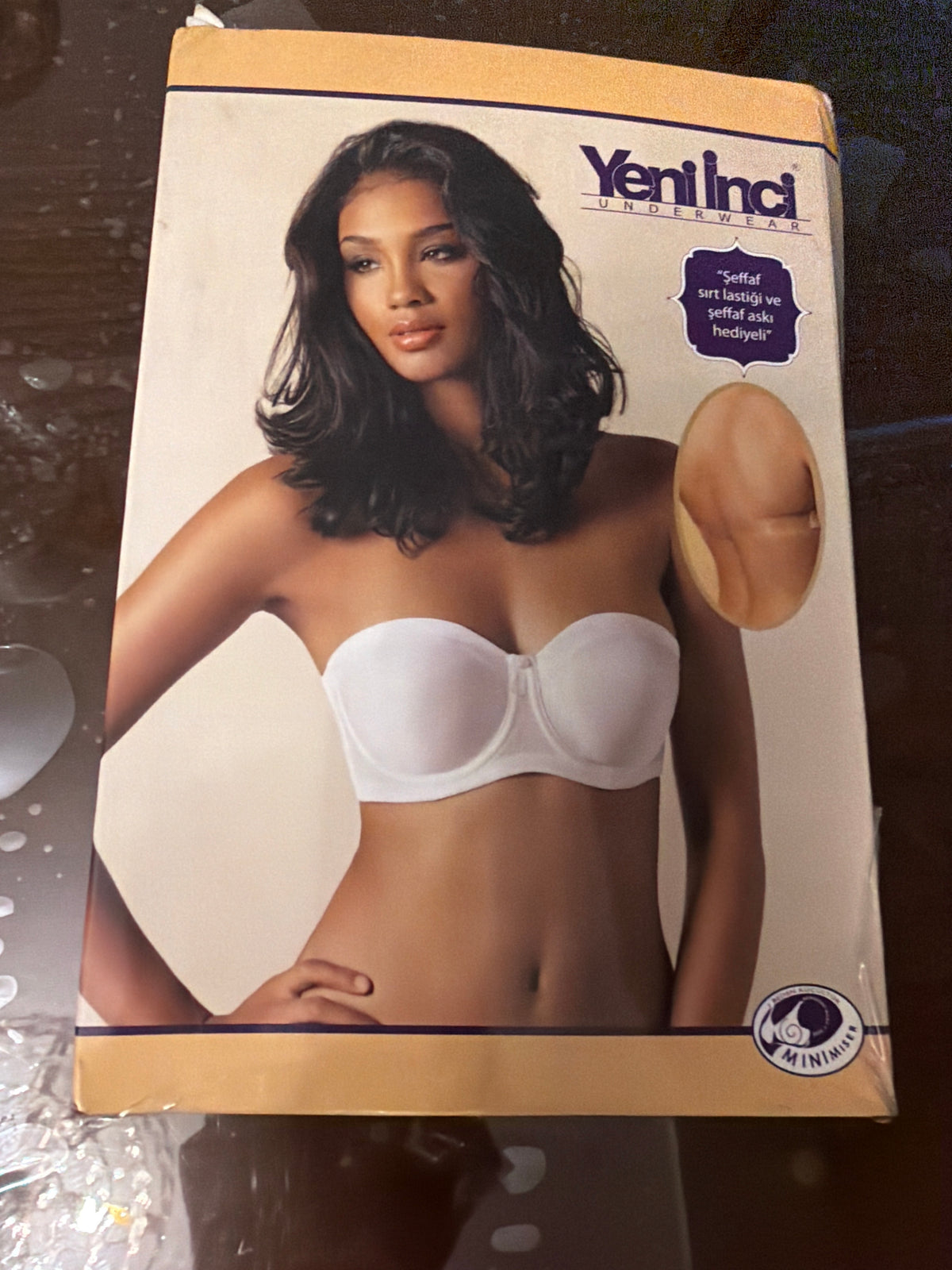 Yeni Inci Transparent Back Shaping Bra.
