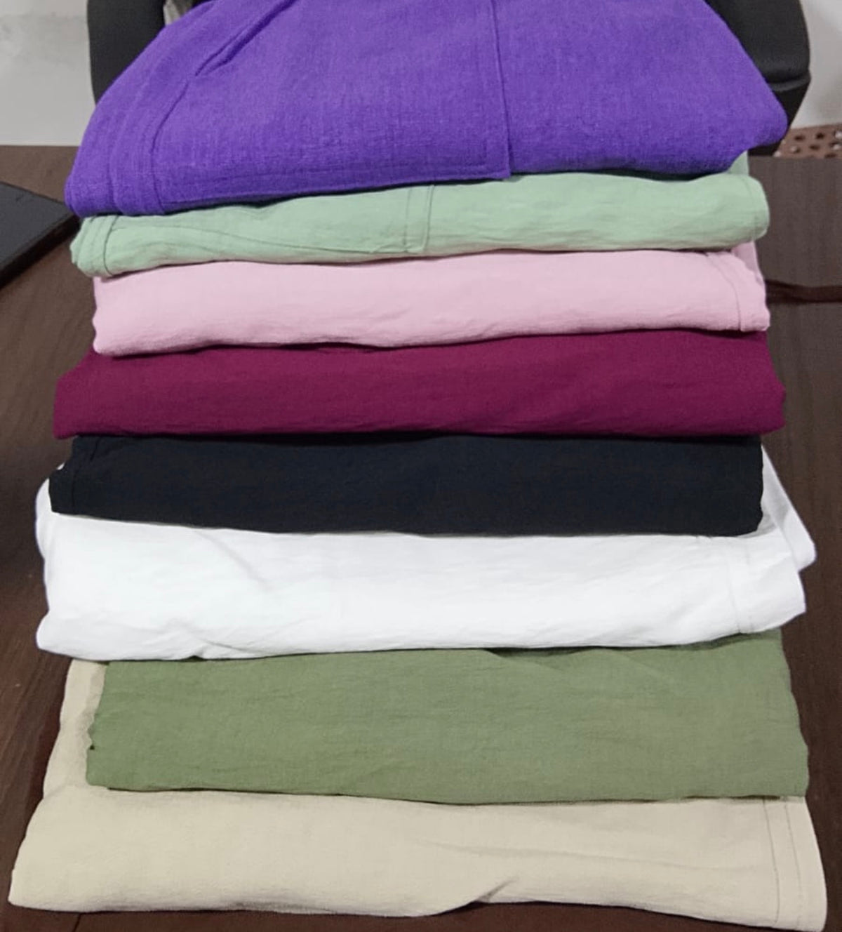 Linen pants.
