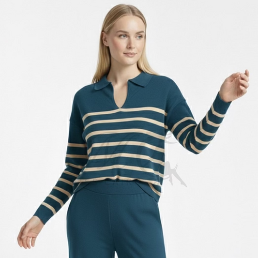 بلوفر اوفر سايز خامة صوف تريكو.