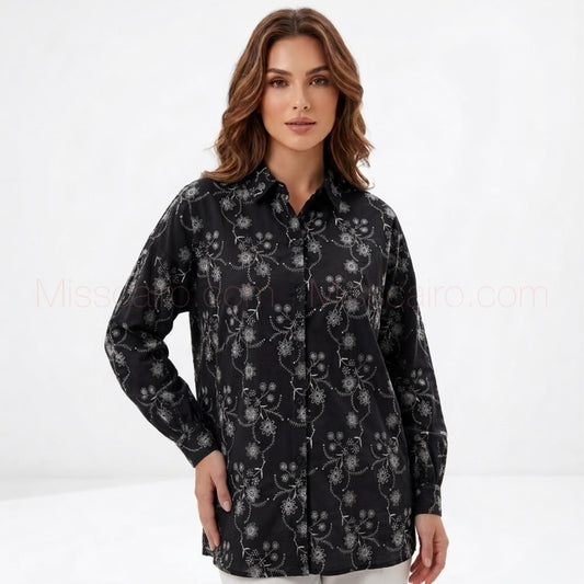 Printed pattern shirt.