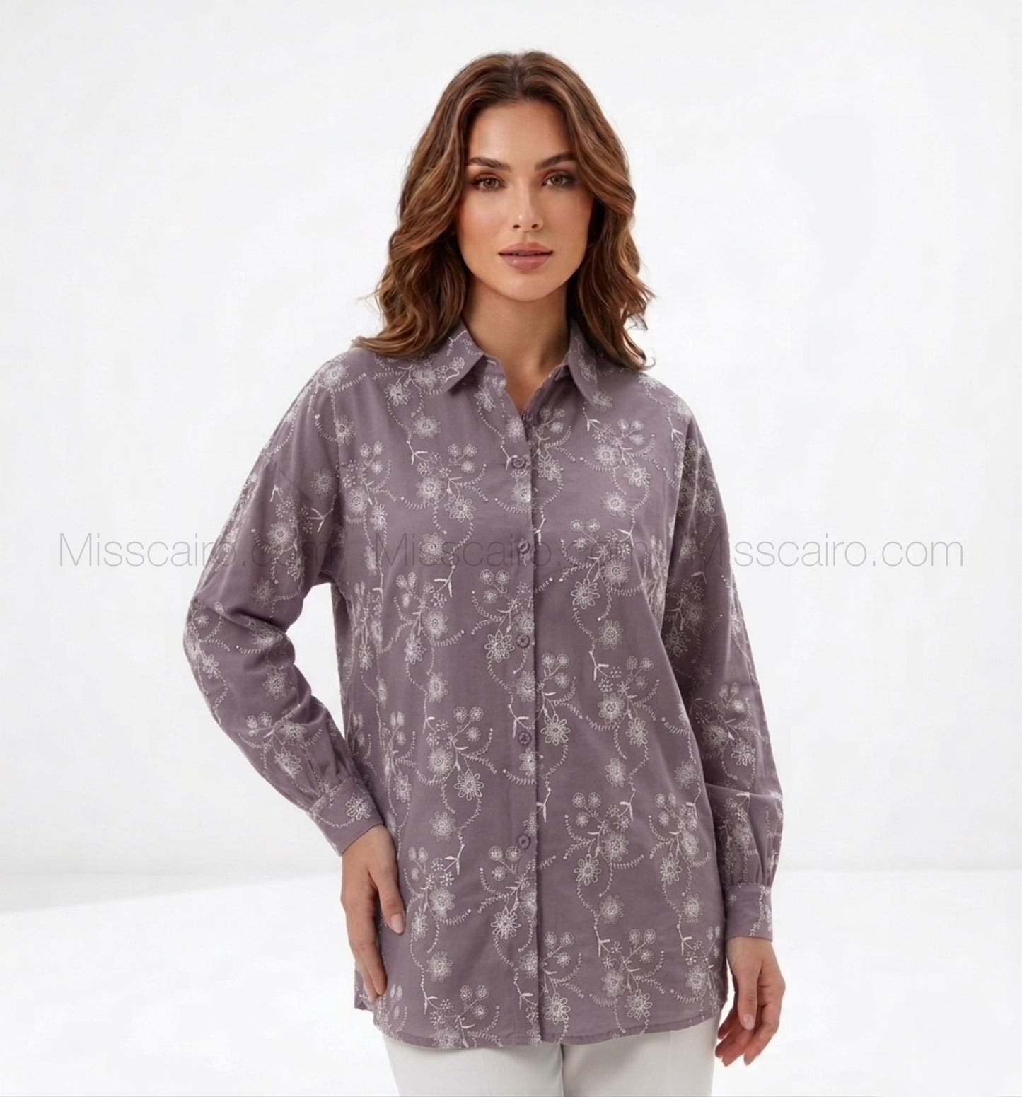 Printed pattern shirt.