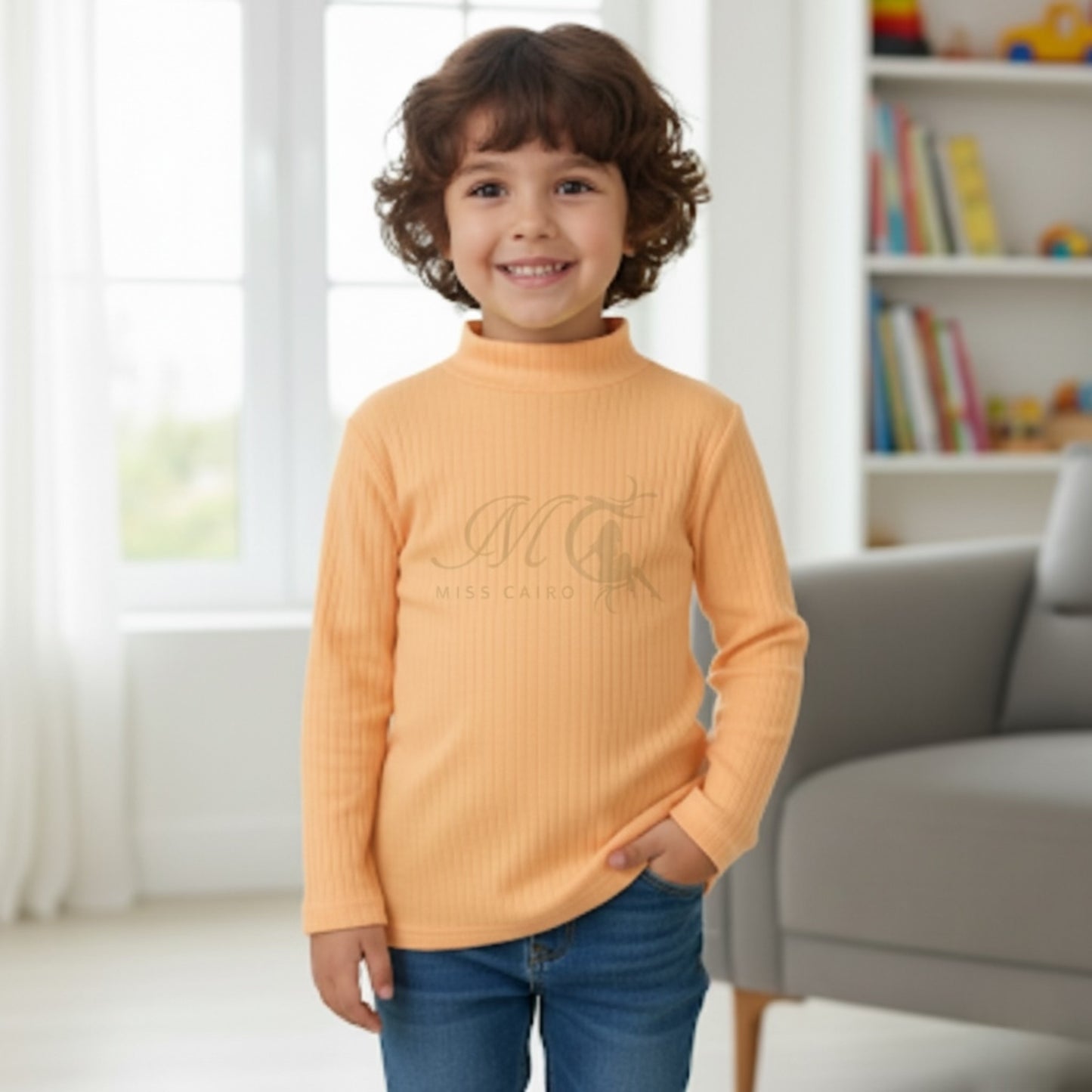 بلوزة دفاية هاف كول اطفال