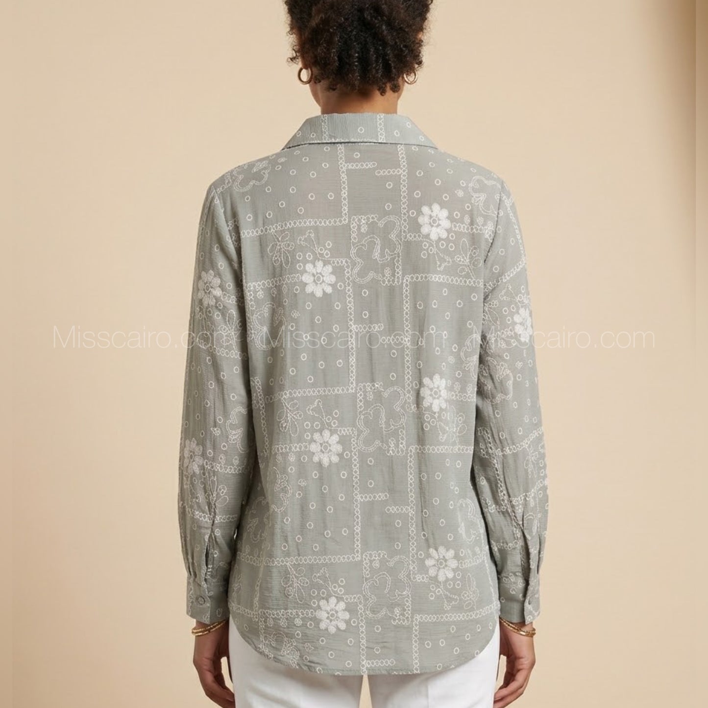 Printed pattern shirt.
