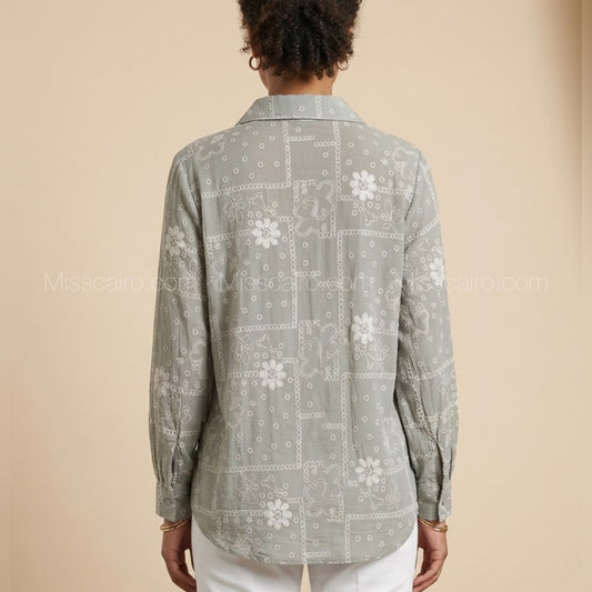 Printed pattern shirt.