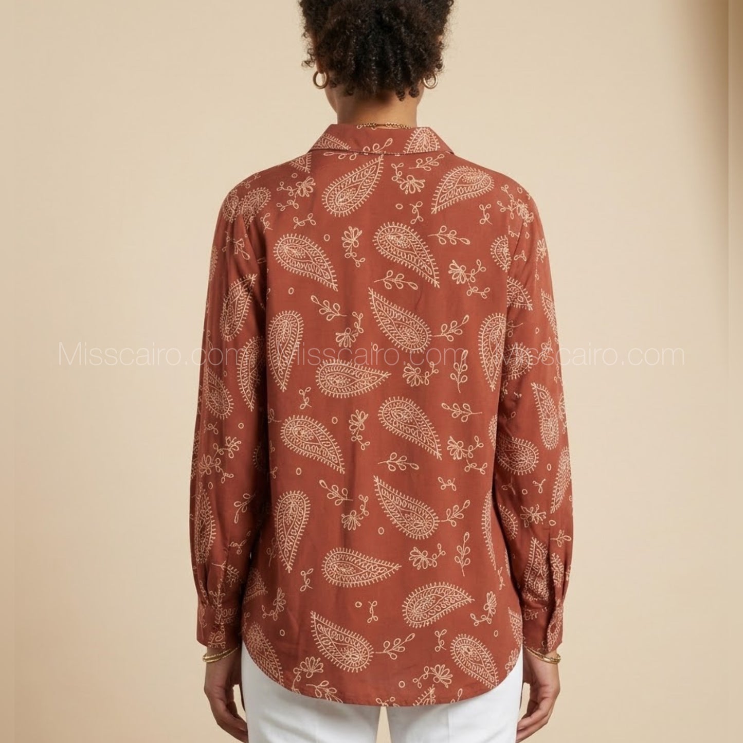 Printed pattern shirt.
