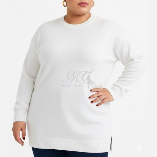 Round neck basic 90cm