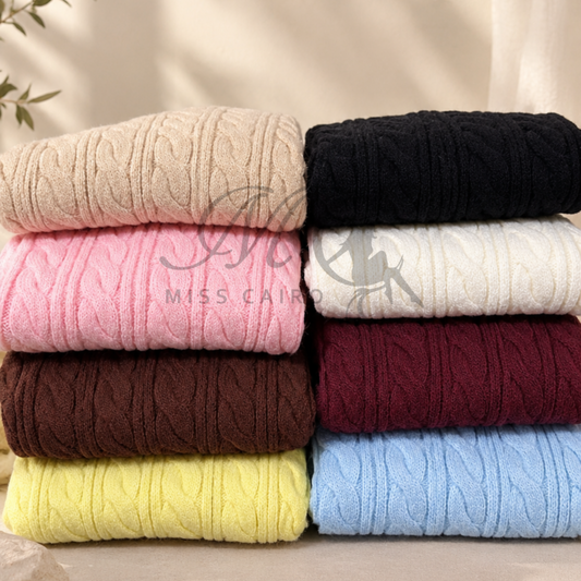 Stylish knit polo sweater.
