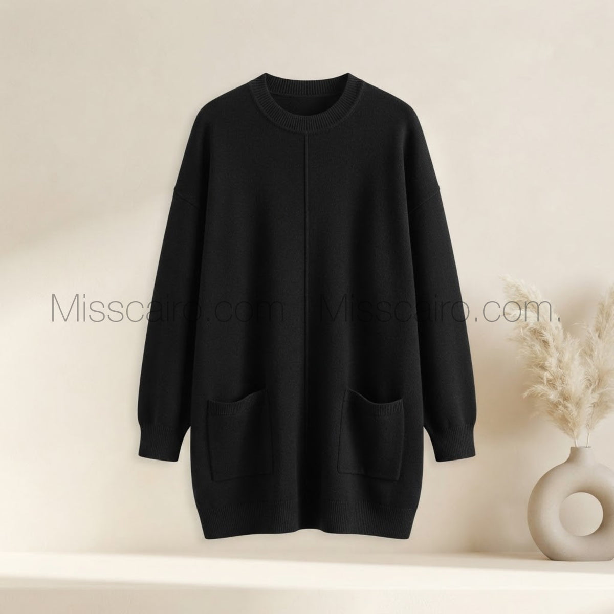 Cozy oversized knit sweater.