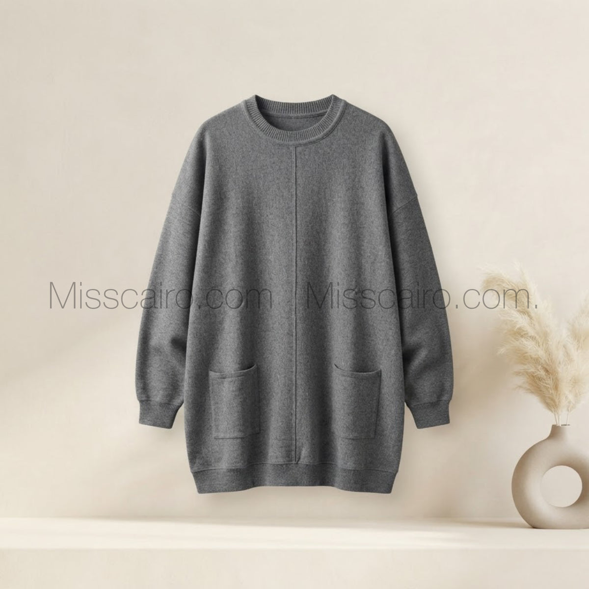 Cozy oversized knit sweater.