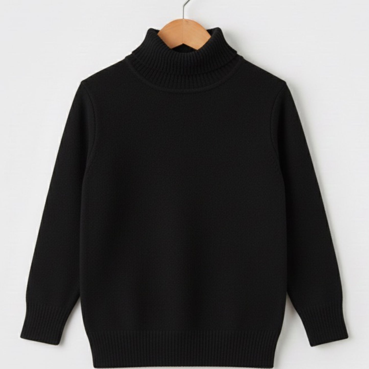 Thick Kids Turtleneck Winter Knit.