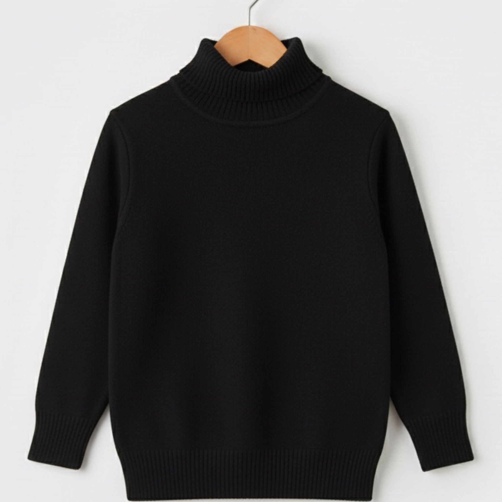 Thick Kids Turtleneck Winter Knit.