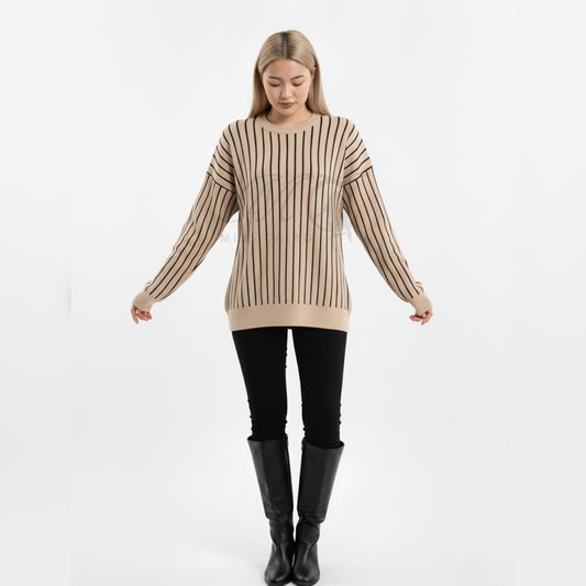 Striped sweater blouze.