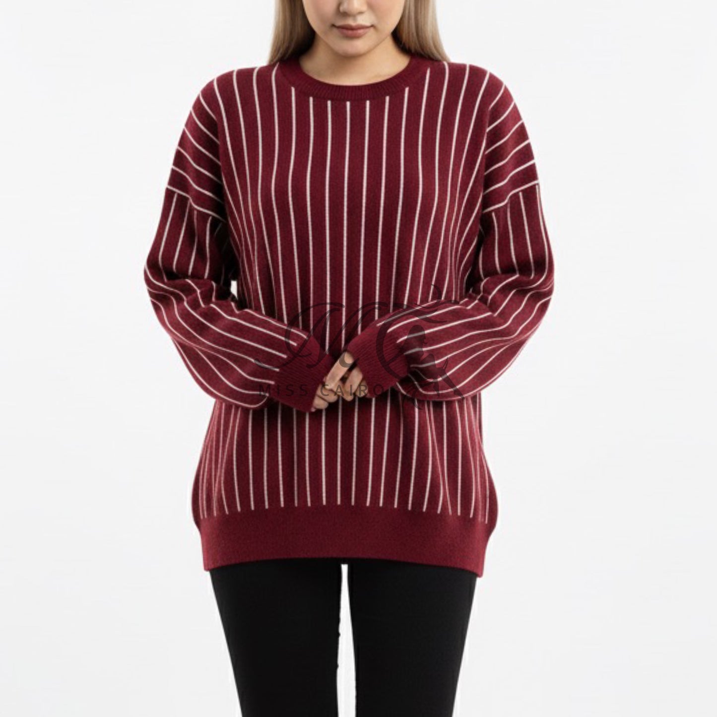 Striped sweater blouze.