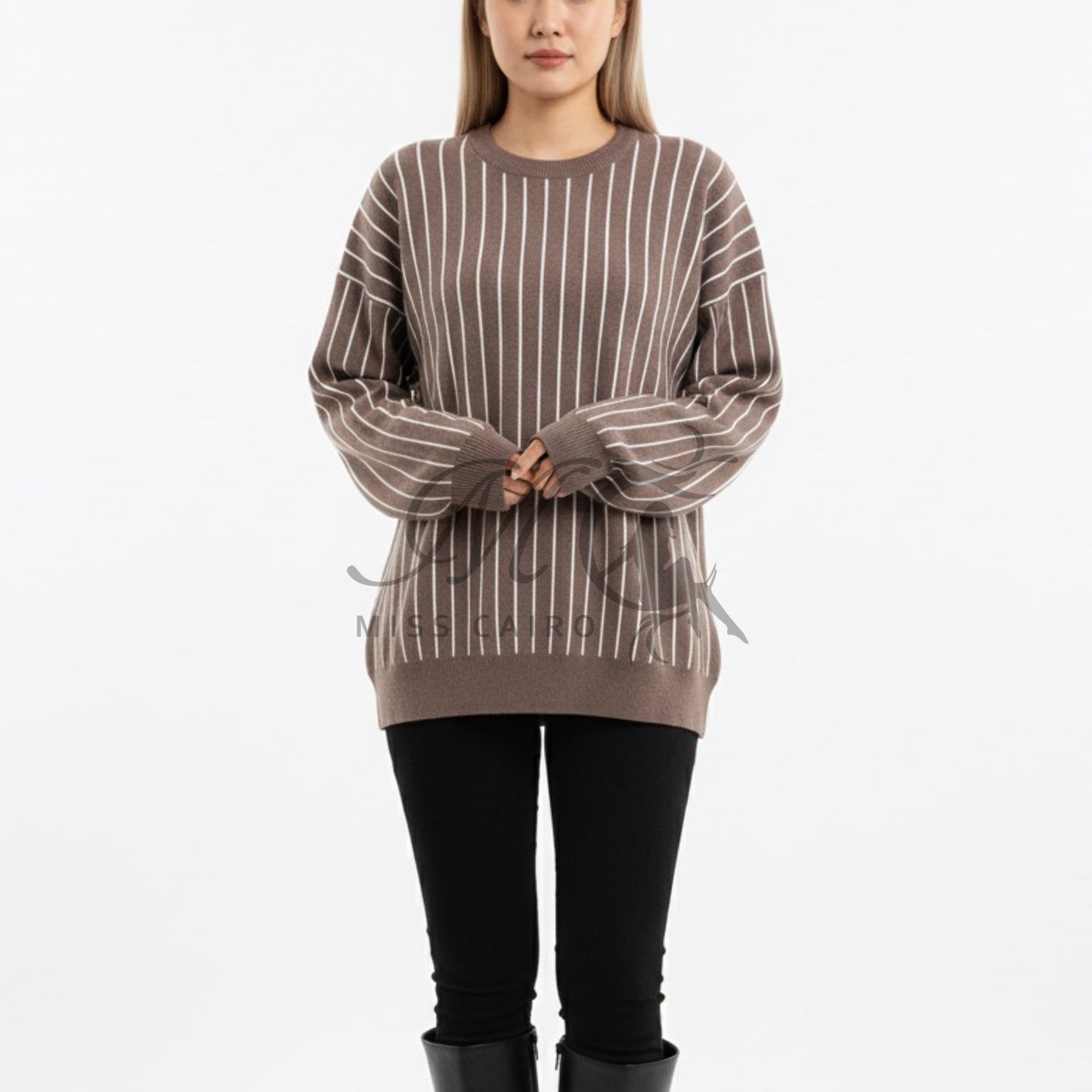 Striped sweater blouze.