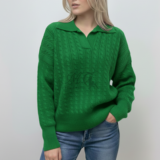 Sweater blouse - soft wool.