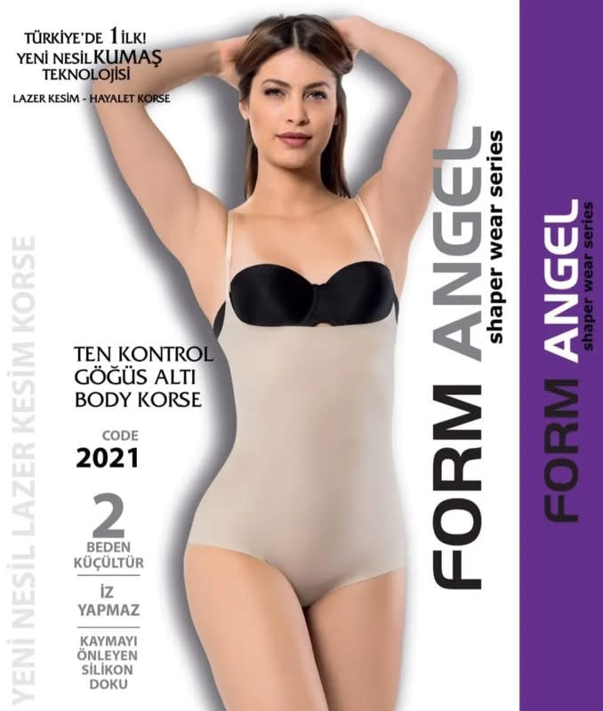 Form angel corset laser cut.