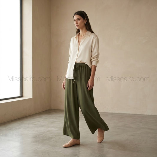 Soft C.Y Wide-Leg Pants