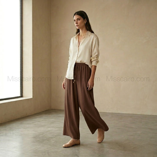 Soft C.Y Wide-Leg Pants