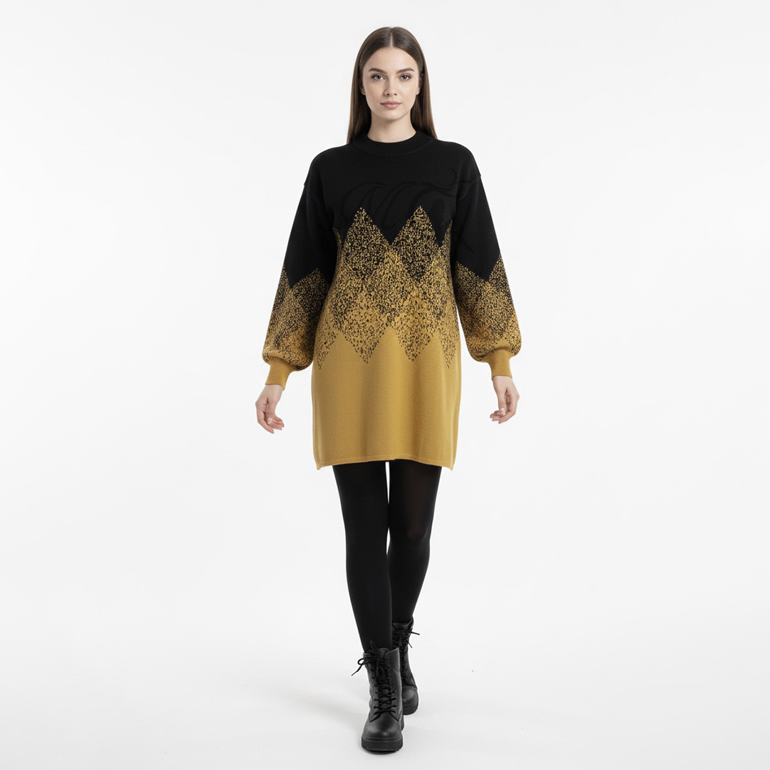 KNIT WINTER DRESS